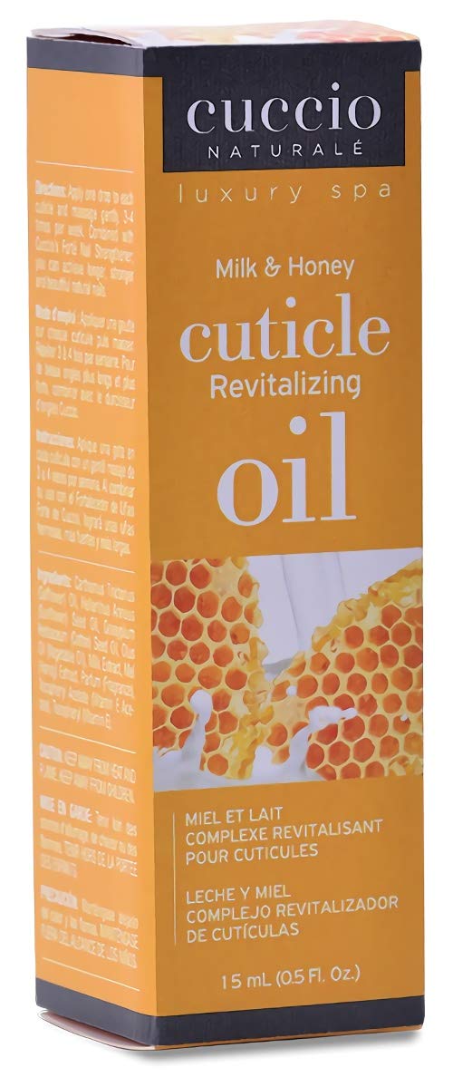 Cuccio Naturalé Milk & Honey Cuticle Revitalizing Oil, Lightweight, Super-Penetrating, Nourish, Soothe and Moisturize, Paraben and Cruelty Free 15 ml
