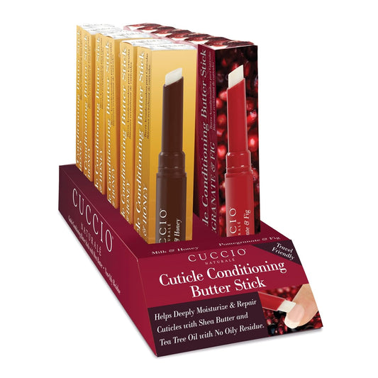 Cuccio Cuticle Butter Stick, Pomegranate and Fig| Nail Cuticle| Grow Healthy Nails| Shea Butter Infused