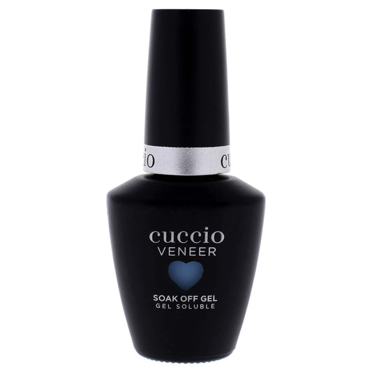 Cuccio - Veneer Gel Nail Polish - Under A Blue Moon - Soak Off Lacquer for Manicures & Pedicures, Full Coverage - Long Lasting, High Shine - Cruelty, Gluten, Formaldehyde & Toluene Free - 0.43 oz
