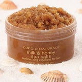 Cuccio Naturale Milk and Honey Sea Salts for Body, Hands and Feet, 19.5 Oz
