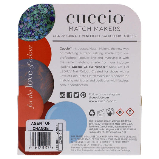 Cuccio Agent Of Change Match Makers Veneer And Lacquer Kit
