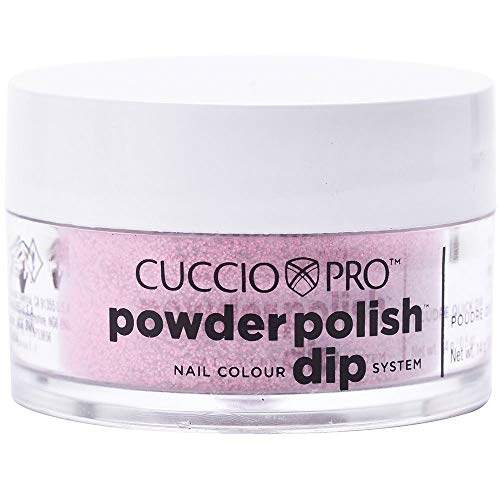 Cuccio Pro Powder Polish Dip - Barbie Pink - Nail Lacquer for Manicures & Pedicures, Easy & Fast Application/Removal - No LED/UV Light Needed - Non-Toxic, Odorless, Highly Pigmented - 2 oz