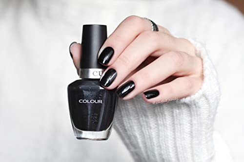 Cuccio 2am In Hollywood | Colour Traditional Black | 13ml | Long Lasting, Glossy, Vegan | Parben Free | No Yellowing | FREE from harmful Chemicals