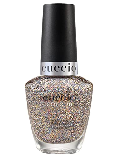Cuccio Bean There Done That! | Glitter Nail Polish | 13ml | Long Lasting, Glossy, Vegan | Paraben Free | No Yellowing | FREE from Harmful Chemicals