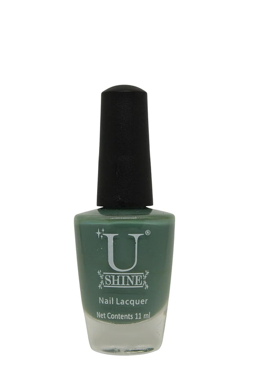 U Shine Married in Spring |Tourquise Green Glossy |11ml |No Paraben, Nail Yellowing, Chipping, Cracking & Long Wear | Vegan & FREE from Harmful Chemicals