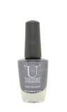 U Shine Harbour Grey |Grey Shimmer |11ml |No Paraben, Nail Yellowing, Chipping, Cracking & Long Wear | Vegan & FREE from Harmful Chemicals
