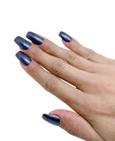 U Shine Wear my Denim |Navy Blue Shimmer |11ml |No Paraben, Nail Yellowing, Chipping, Cracking & Long Wear | Vegan & FREE from Harmful Chemicals