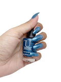 U Shine Fly Royal Airforce |Blue Shimmer |11ml |No Paraben, Nail Yellowing, Chipping, Cracking & Long Wear | Vegan & FREE from Harmful Chemicals