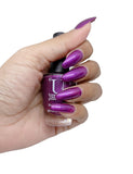 U Shine Vossanova Purple |Purple Glossy |11ml |No Paraben, Nail Yellowing, Chipping, Cracking & Long Wear | Vegan & FREE from Harmful Chemicals