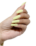 U Shine Fluroscent Slippers |Lime Green Pastel |11ml |No Paraben, Nail Yellowing, Chipping, Cracking & Long Wear | Vegan & FREE from Harmful Chemicals