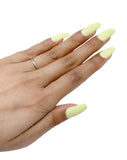 U Shine Fluroscent Slippers |Lime Green Pastel |11ml |No Paraben, Nail Yellowing, Chipping, Cracking & Long Wear | Vegan & FREE from Harmful Chemicals