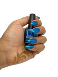 U Shine Hawaiian Surf |Blue Shimmer |11ml |No Paraben, Nail Yellowing, Chipping or Cracking & Long Wear | Vegan & FREE from Harmful Chemicals