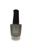 U Shine All Mixed Up |Fine Mix Of Silver & Light Blue Glitter Glitter |11ml |No Paraben, Nail Yellowing, Chipping or Cracking & Long Wear | Vegan & FREE from Harmful Chemicals