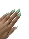 U Shine Gingham Green|Sea Green|Pastel|11ml |No Paraben, Nail Yellowing, Chipping or Cracking & Long Wear | Vegan & FREE from Harmful Chemicals