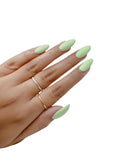 U Shine Finty Minty|Lime Green|Pastel|11ml |No Paraben, Nail Yellowing, Chipping or Cracking & Long Wear | Vegan & FREE from Harmful Chemicals