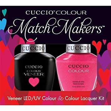 Cuccio Matchmaker - Colour Nail Lacquer & Veneer Gel Polish - Totally Tokyo - For Manicures & Pedicures, Full Coverage - Long Lasting, High Shine - Cruelty, Formaldehyde & Toluene Free - 2 pc