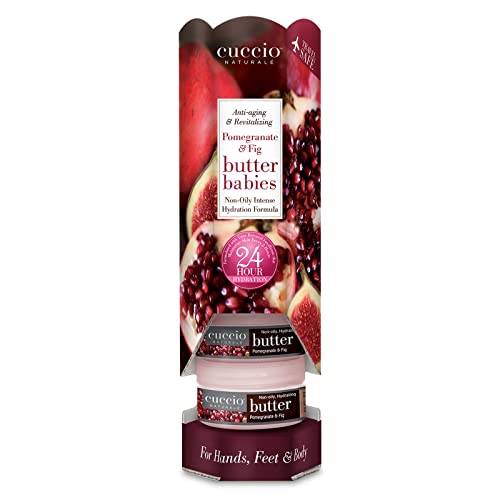 Cuccio Pomegranate & Fig Baby Butter 1.5Oz 6 Piece Tower