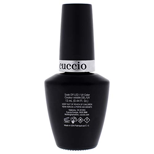 Cuccio - Veneer Gel Nail Polish - Kyoto Cherry Blossom - Soak Off Lacquer for Manicures & Pedicures, Full Coverage - Long Lasting, High Shine - Cruelty, Gluten, Formaldehyde & Toluene Free - 13 ml