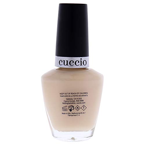 Cuccio Swept Off Your Feet In Sardinia | Colour French Undertone Pink | 13ml | Long Lasting, Glossy, Vegan | Parben Free | No Yellowing | FREE from harmful Chemicals