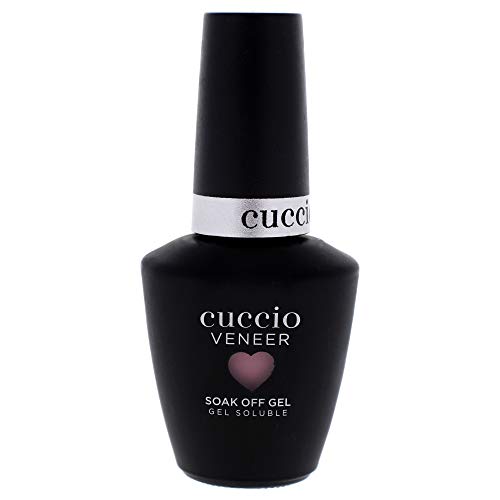 Cuccio - Veneer Gel Nail Polish - Pinky Swear - Soak Off Lacquer for Manicures & Pedicures, Full Coverage - Long Lasting, High Shine - Cruelty, Gluten, Formaldehyde & Toluene Free - 0.43 oz