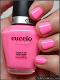 Cuccio Dragonfruit Sorbet | Colour bright barbie pink crème | 13ml | Long Lasting, Glossy, Vegan | Parben Free | No Yellowing | FREE from harmful Chemicals
