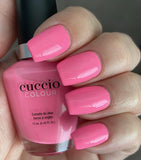 Cuccio Dragonfruit Sorbet | Colour bright barbie pink crème | 13ml | Long Lasting, Glossy, Vegan | Parben Free | No Yellowing | FREE from harmful Chemicals