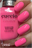 Cuccio Punch Sorbet | Colour vivid bubblegum pink crème | 13ml | Long Lasting, Glossy, Vegan | Parben Free | No Yellowing | FREE from harmful Chemicals