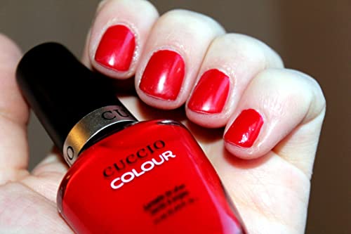 Cuccio A Kiss in Paris | Premium Nail Polish | 13ml | Long Lasting, Glossy, Vegan | Parben Free | No Yellowing | FREE from Harmful Chemicals