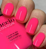 Cuccio We Got the Beat | Neon Nail Polish | 13ml | Long Lasting, Glossy, Vegan | Paraben Free | No Yellowing | FREE from Harmful Chemicals