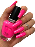 Cuccio She Rocks | Neon Nail Polish | 13ml | Long Lasting, Glossy, Vegan | Paraben Free | No Yellowing | FREE from Harmful Chemicals