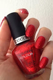 Cuccio Manhattan Mayhem | Glitter Nail Polish | 13ml | Long Lasting, Glossy, Vegan | Paraben Free | No Yellowing | FREE from Harmful Chemicals