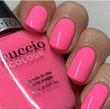 Cuccio Punch Sorbet | Crème Nail Polish | 13ml | Long Lasting, Glossy, Vegan | Paraben Free | No Yellowing | FREE from Harmful Chemicals
