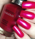 Cuccio Red Lights In Amsterdam | Glossy Rainbow Nail Polish | 13ml | Long Lasting, Glossy, Vegan | Paraben Free | No Yellowing | FREE from Harmful Chemicals