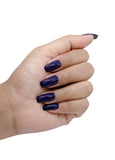 U Shine Hello Captain! |Blue Black Glossy |11ml |No Paraben, Nail Yellowing, Chipping, Cracking & Long Wear | Vegan & FREE from Harmful Chemicals
