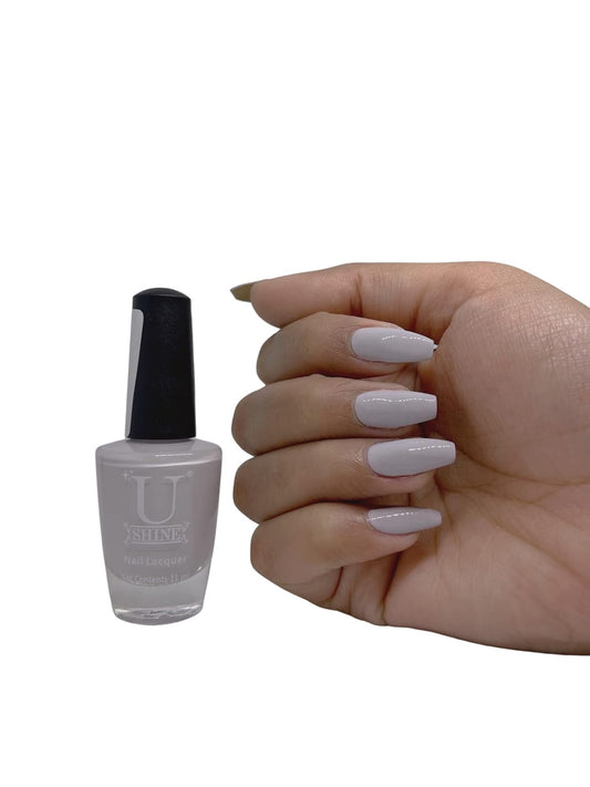 U Shine Me & Mary|Pale Violet|Glossy|11ml |No Paraben, Nail Yellowing, Chipping or Cracking & Long Wear | Vegan & FREE from Harmful Chemicals